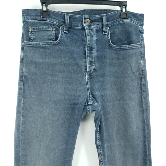 Rag & Bone Jeans Fit 2 Slim Button Fly Grey Jeans Men's 34 - Picture 3 of 12